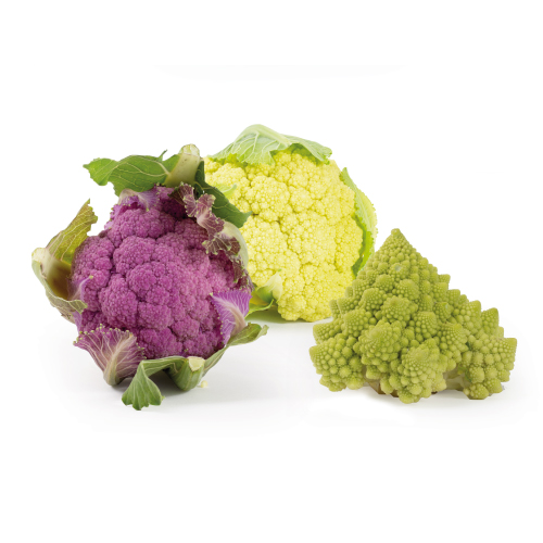 Mini cauliflower and romanesco