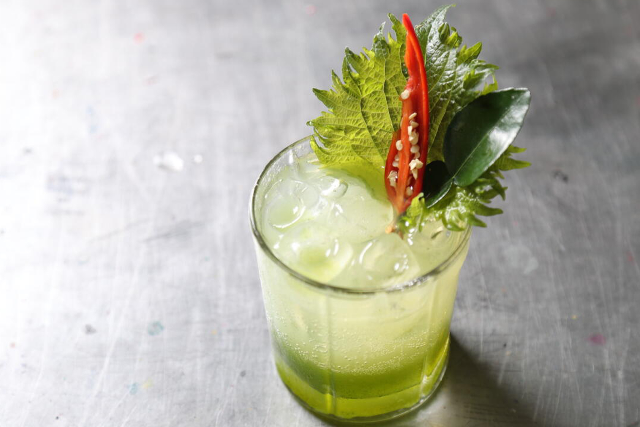 Cocktail Leaves en Lime