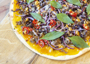 Thaise pizza