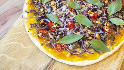 Thaise pizza